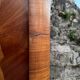 Wardrobe linen Louis XV marquetry matt rosewood