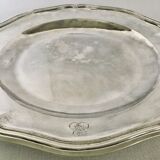 Plat en argent massif modèle contours filets Francois Diosne