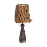 Stoneware signed Jean Claude Courjault lamp