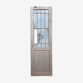 Wood and steel workshop door