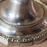 Pair of Candelabra Candlesticks Candle Holders Silver Bronze A. Mourier 1920