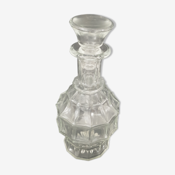 Carafe verre blanc vintage