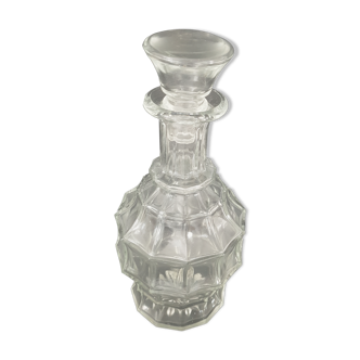 Vintage white glass carafe