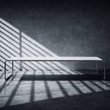 Vintage Mid-Century Italian Modern Laccio Kiga Low Coffee Table from Gavina