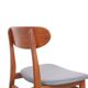 Farstrup teak wooden chairs with new skai, 1960s