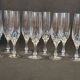 10 crystal champagne flutes 24% Cristallerie Kaspar Lemberg Lorraine vintage