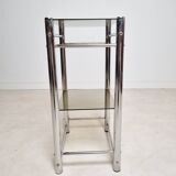 Chrome side table