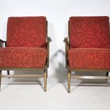 Ensemble de fauteuils cocktail français du milieu du siècle des années 1960