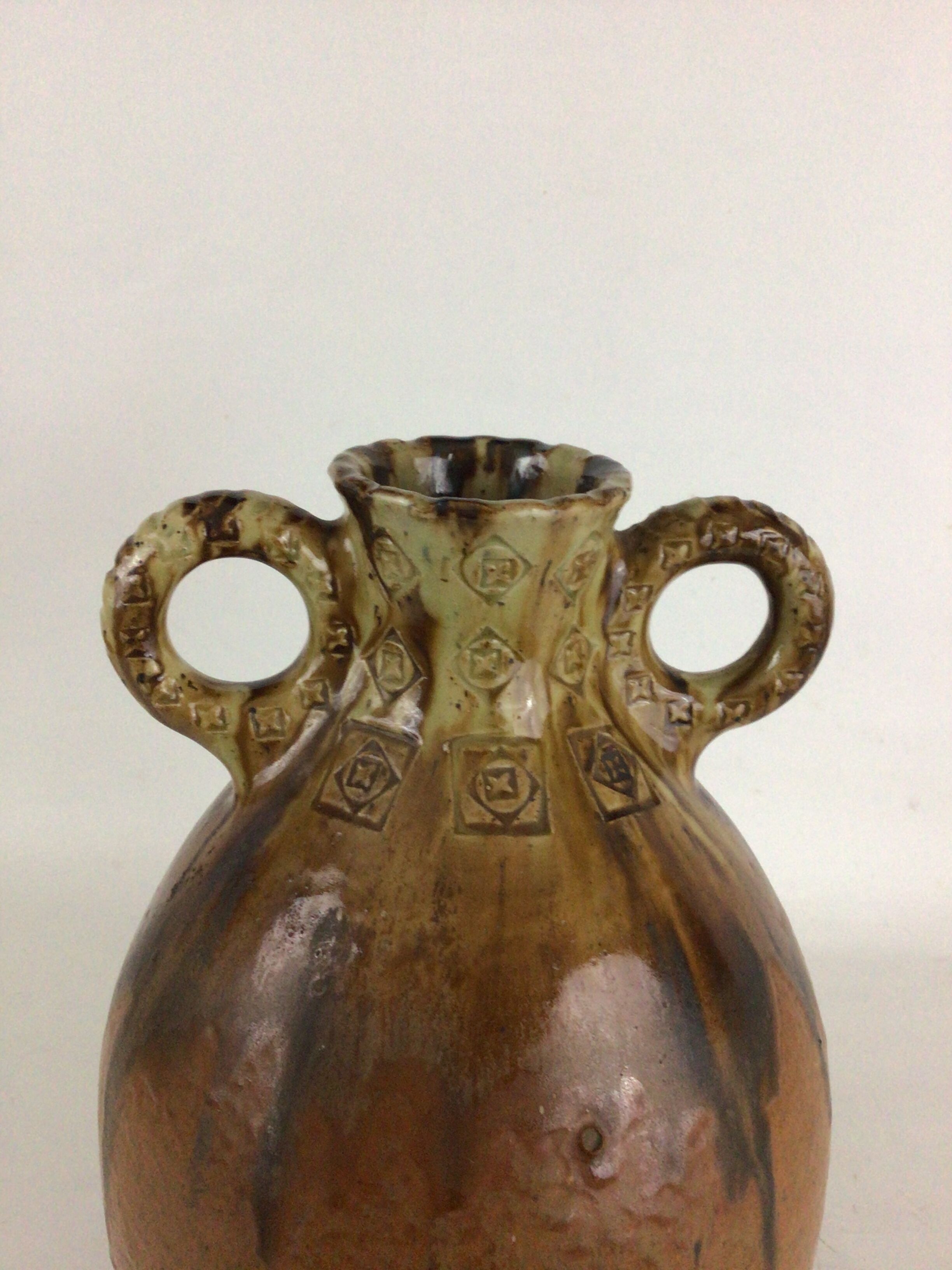 Sandstone vase by Talbot La Borne