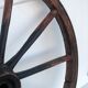 Roue de charette bois