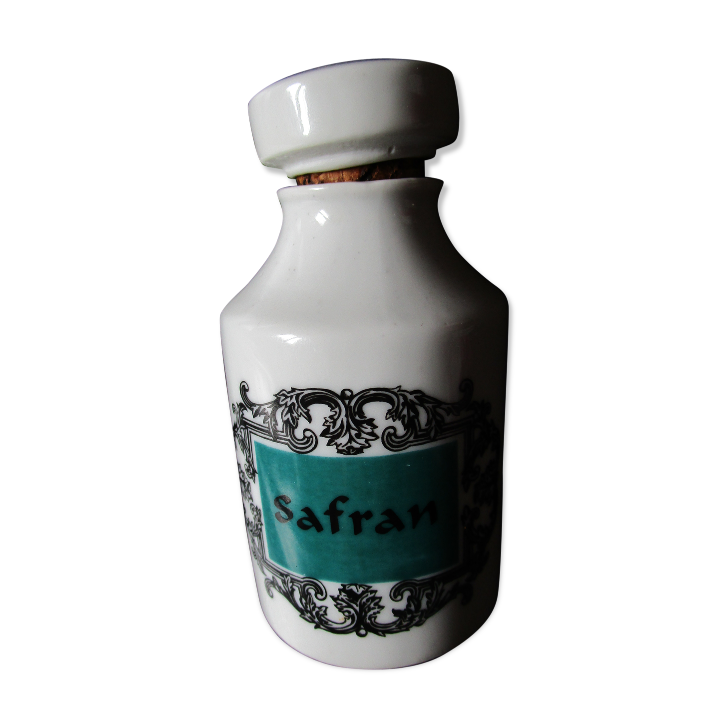 Vintage Small Spice Pot Saffron