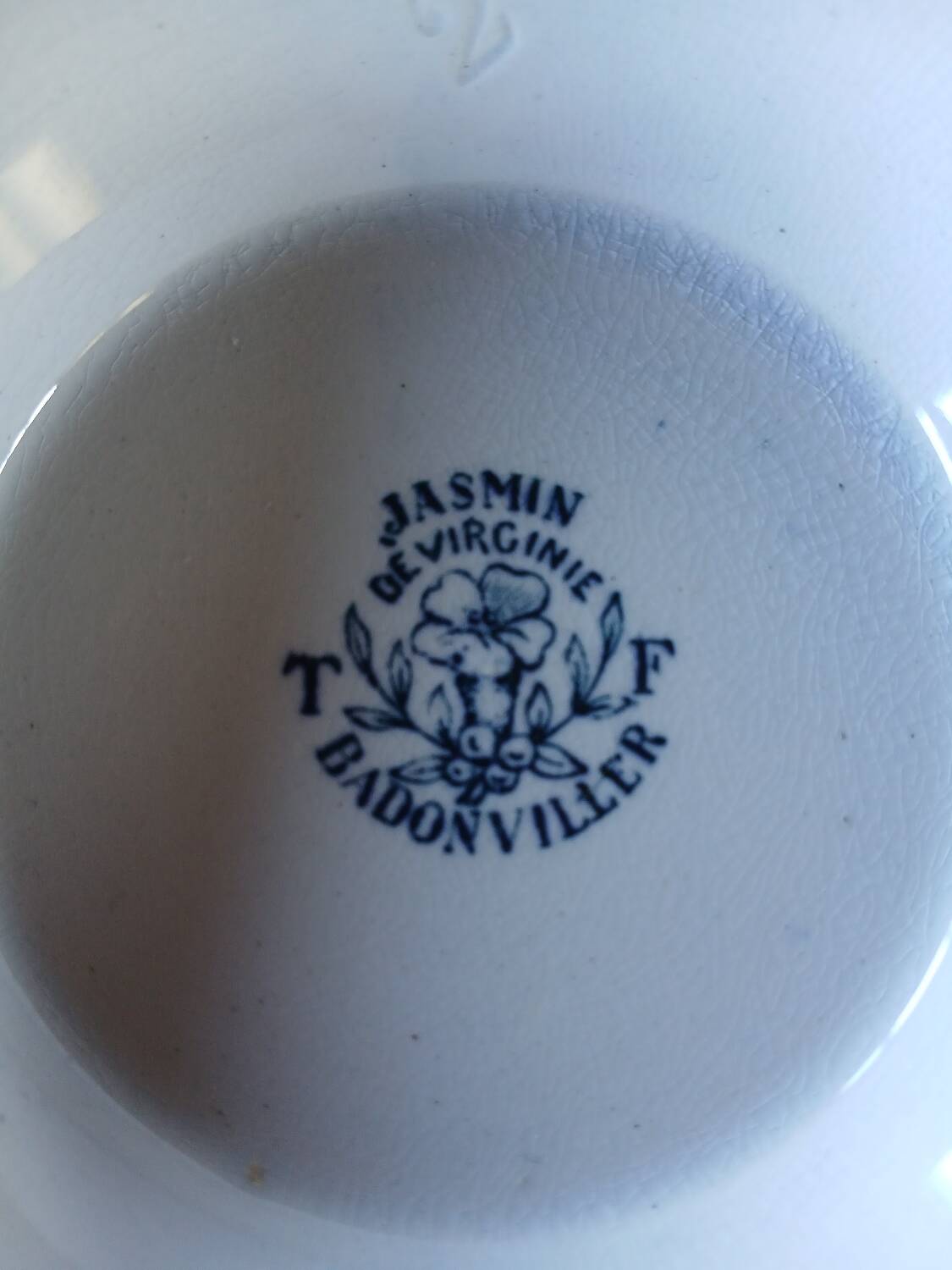 Old Badonviller Iron Earth Soup Tureen