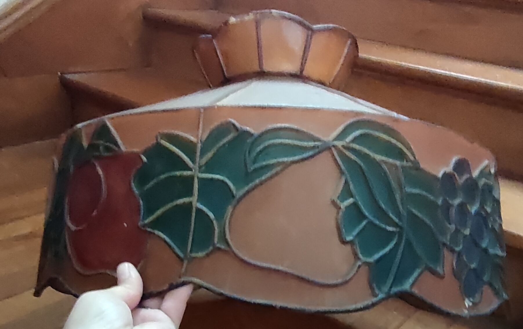 Vintage pendant lamp decoration bunch of grapes