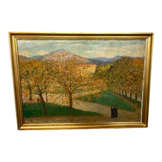 Paysage « Florence » signé Portnoff