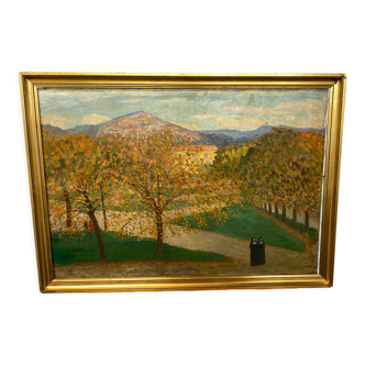 Landscape “Florence” signed Portnoff