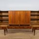 Mid-Century Modern Teak High Sideboard from Farso Mobelfabrik, Denmark.