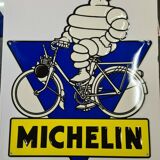 MICHELIN vélosolex advertising plate in silkscreened sheet metal
