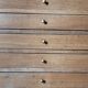 Antique workshop furniture in solid oak, 14 drawers