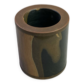 Damascus brass candlestick by Dal Furlo