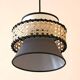Wıcker Pendant Light, Rattan Lamp 22 cm, Light Fixture