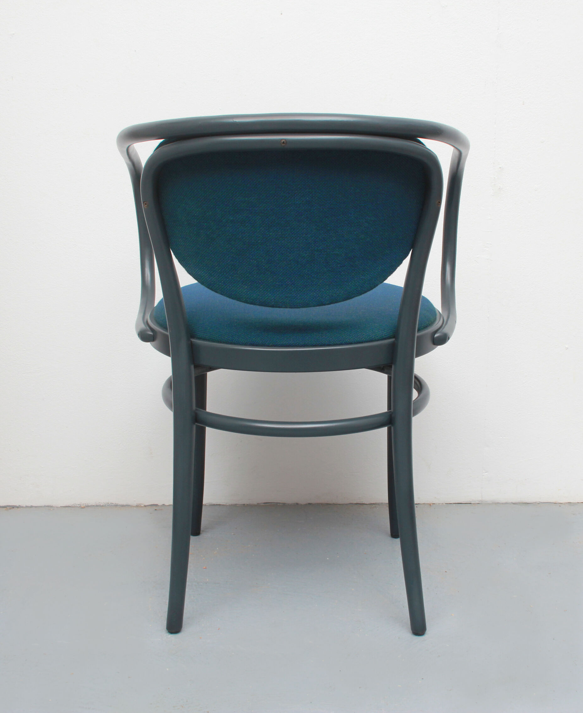 Bentwood chair No.209 Thonet in blue