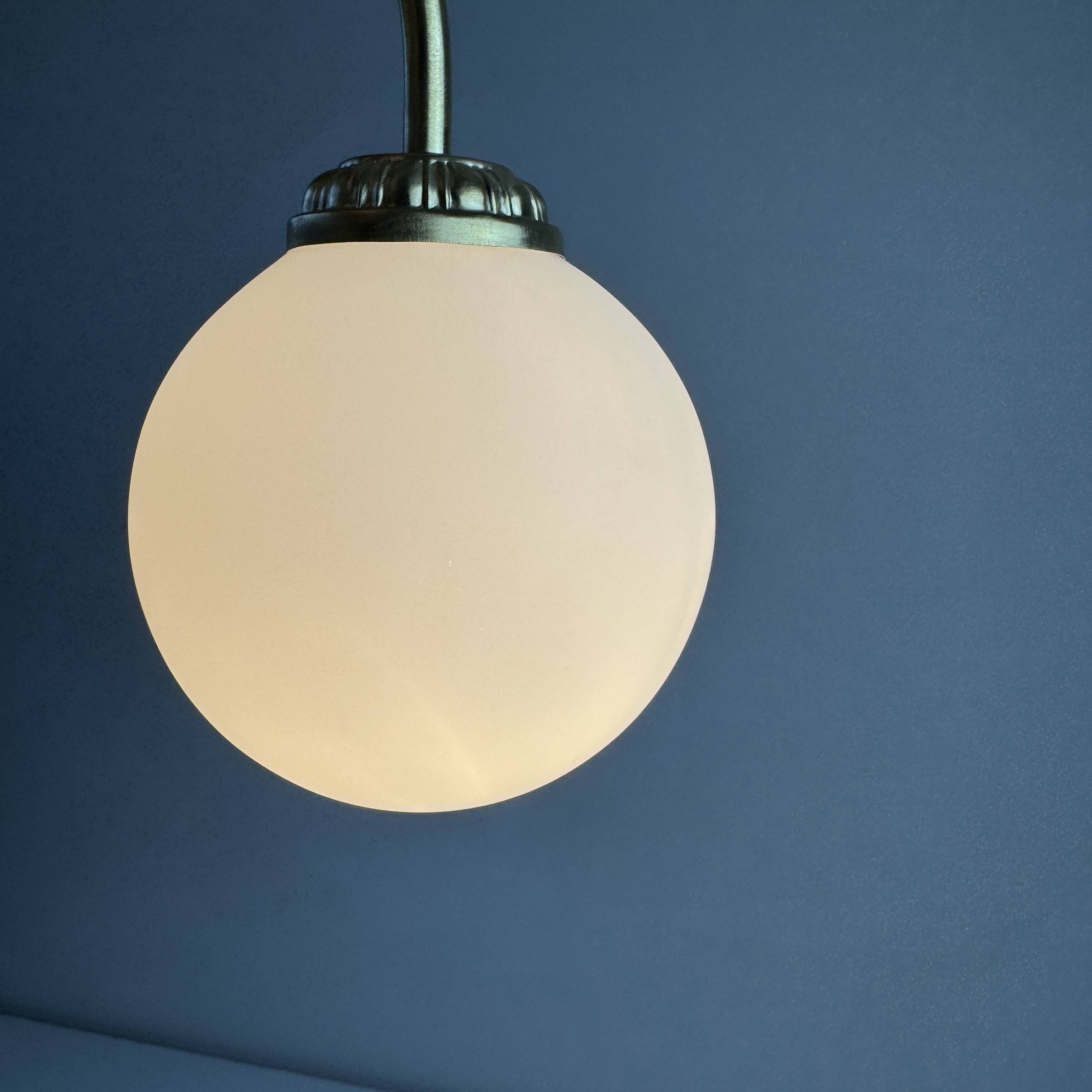 Old vintage opaline wall light