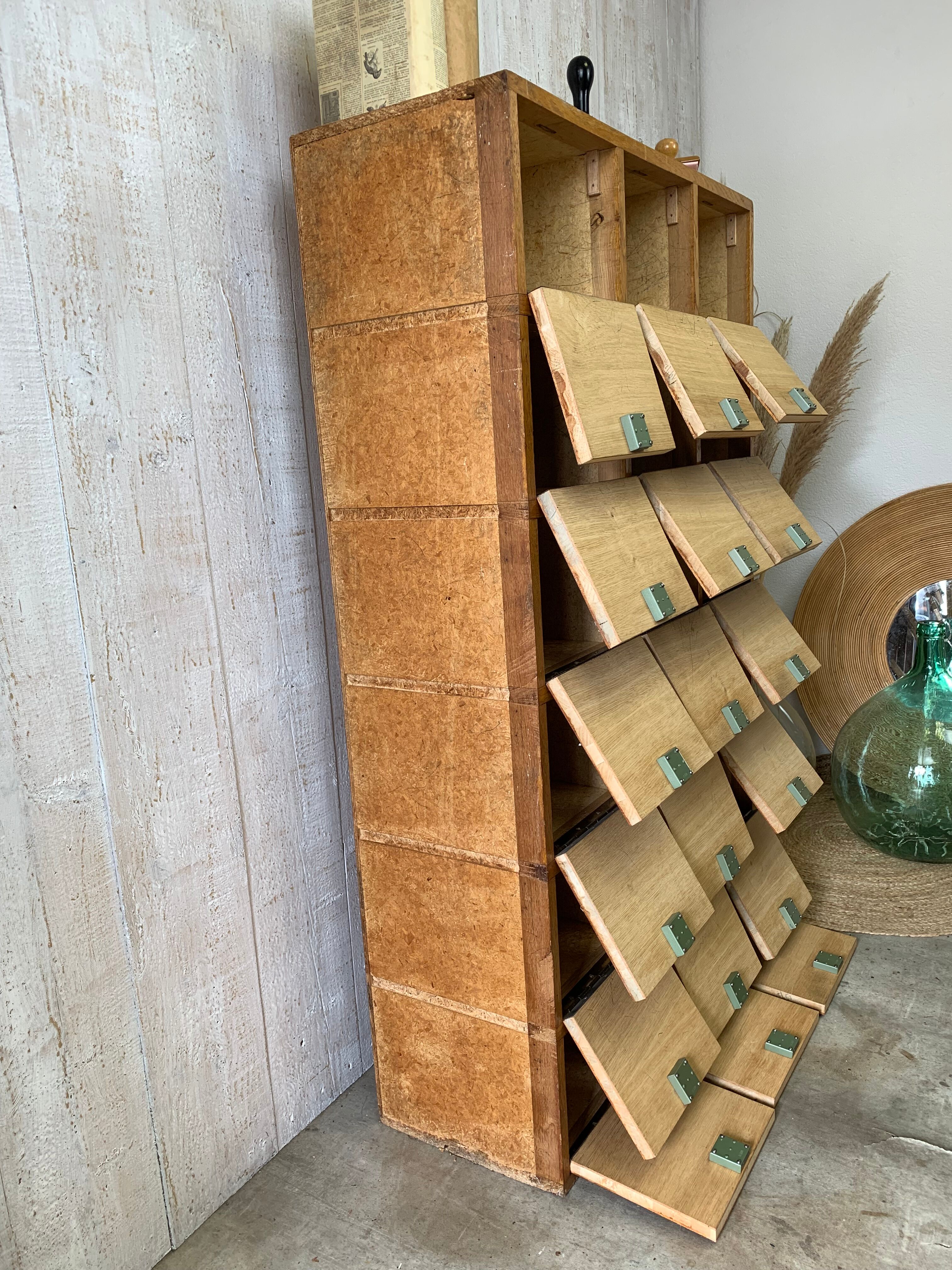 Vintage locker cabinet