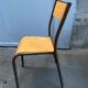 6 vintage school chairs