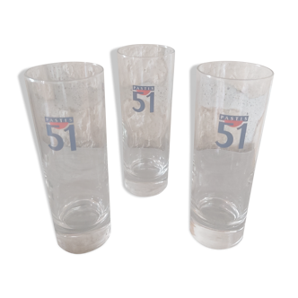 Set of 3 pastis glasses 51