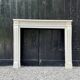 Louis XVI style fireplace in white Carrara marble circa 1880