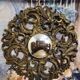 Antique gilded mirror in baroque/rococo style – very richly carved frame