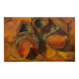 Tableau peinture nature morte cubiste XXe