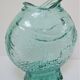 Zoomorphic vase fish glass 70s
