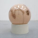 Vintage plafondlamp | Gemarmerd glas |  Groen