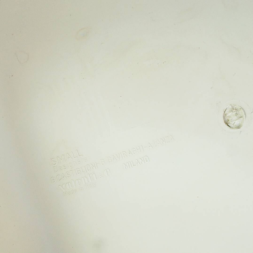 Beige plastic mid-century stools model No. by Valenti Milano Italy