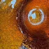 Amber blown glass empty pocket from the 60s