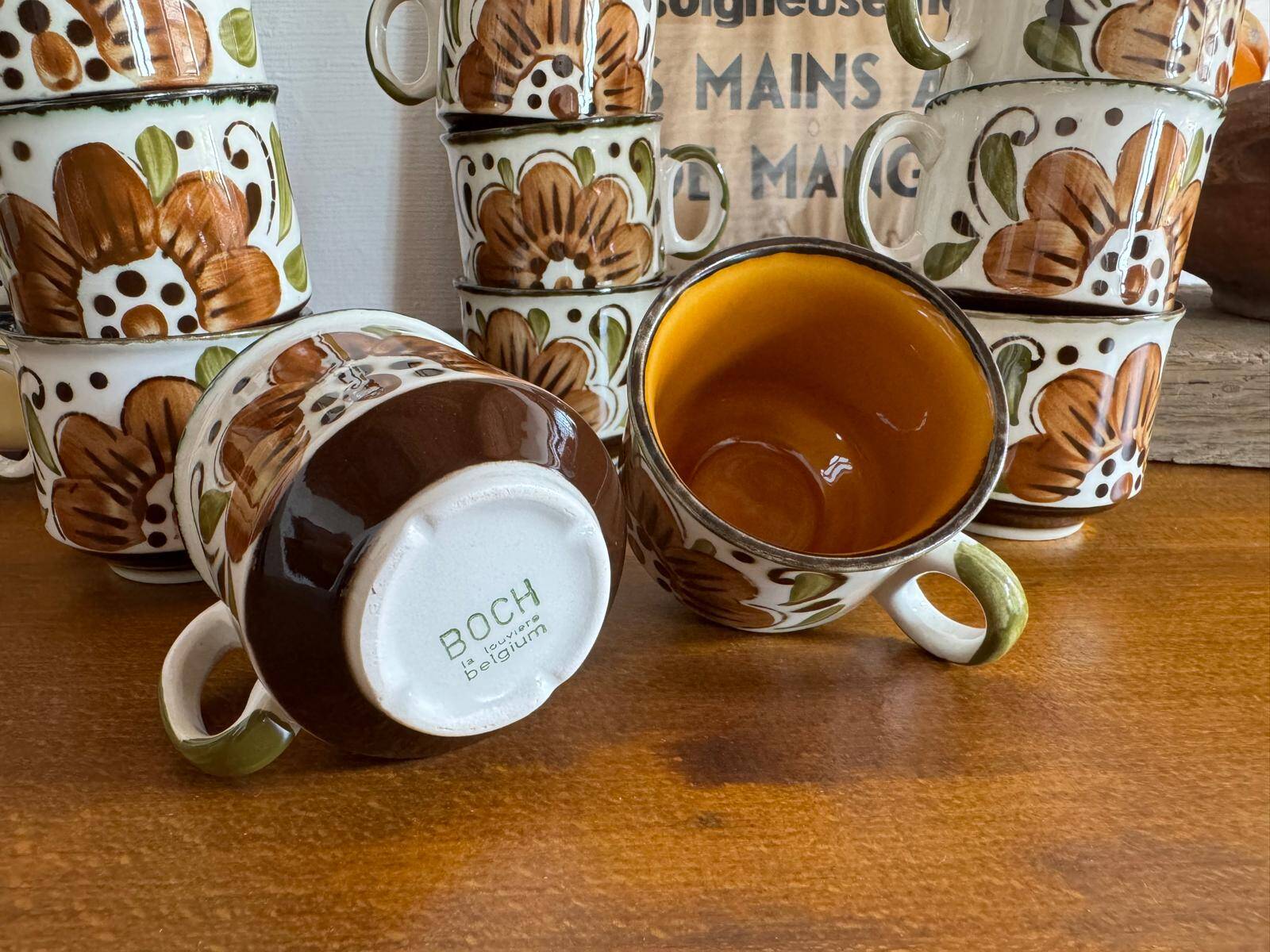 Boch La Louvière cups - Paradiso series