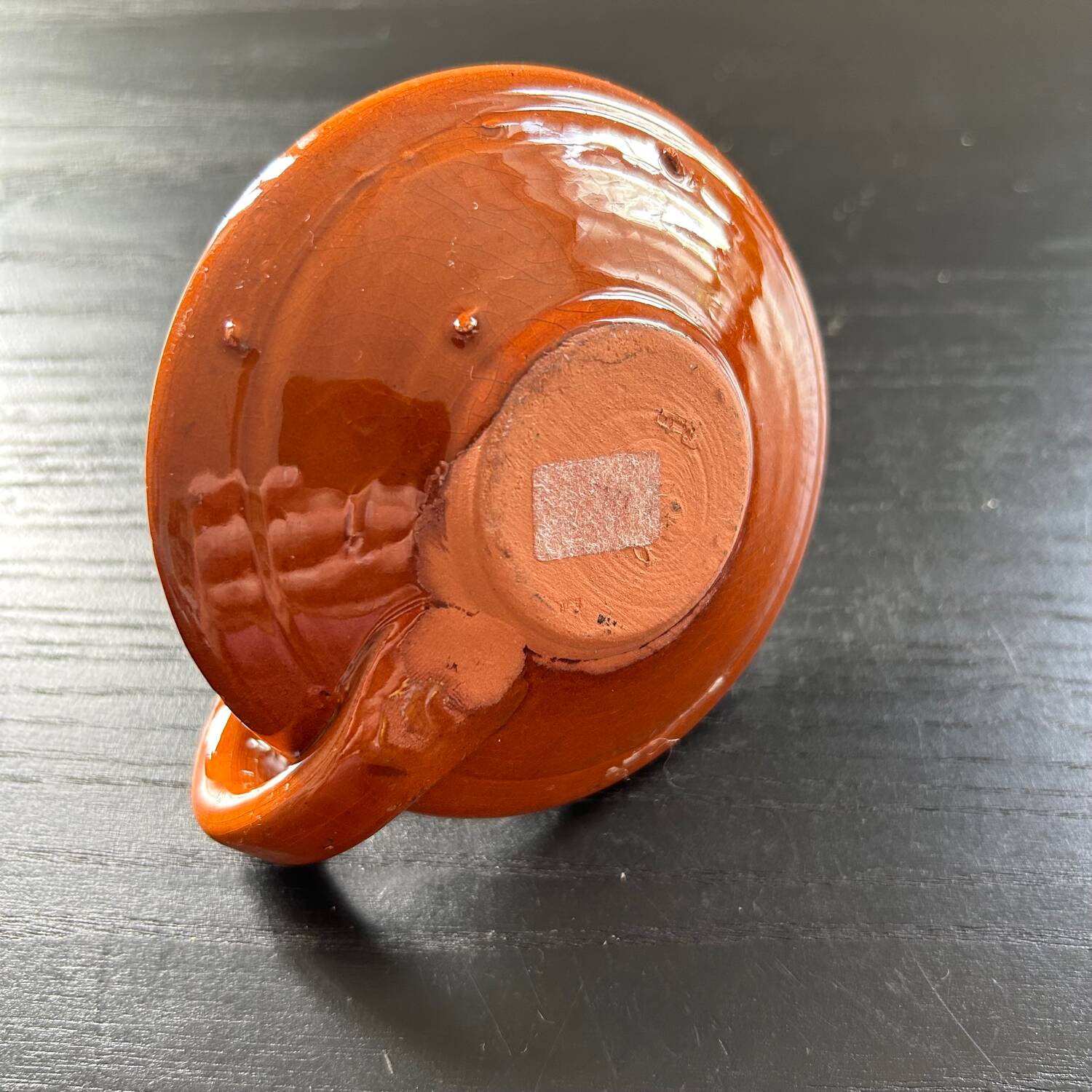 Earthenware candle holder