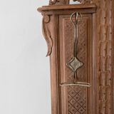 Breton coat rack, old wooden cloakroom