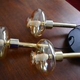 RAAK waterfall chandelier from the 70s with smoked glass