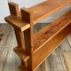 Pine wall shelf, 1970s-80s