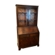 English Scriban two body secretary office showcase library in mahogany