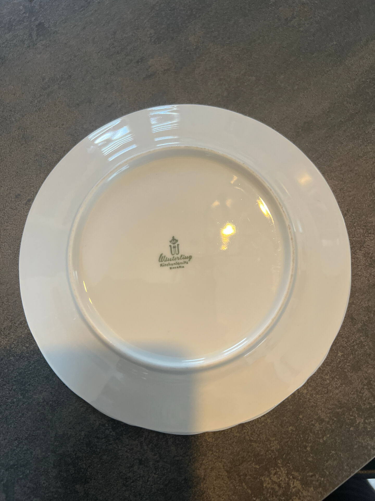 Assiette, à dessert winterling
