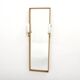 Scandinavian oak mirror, Sweden 1960