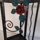 Wrought iron umbrella door