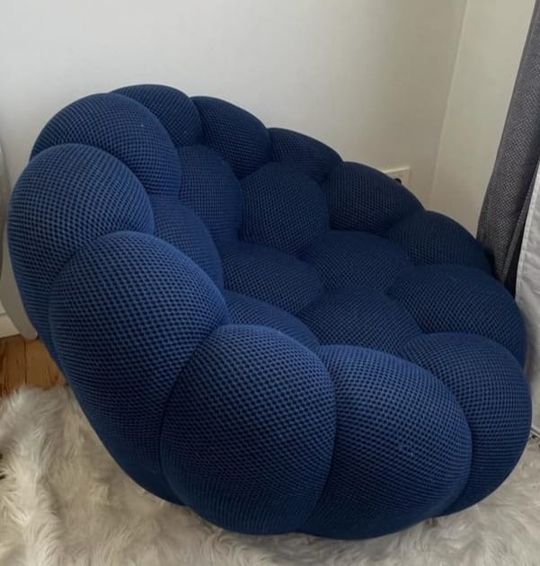 Roche Bobois Bubble pivoting armchair