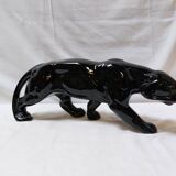 Art Deco Style Black Panther Ceramic