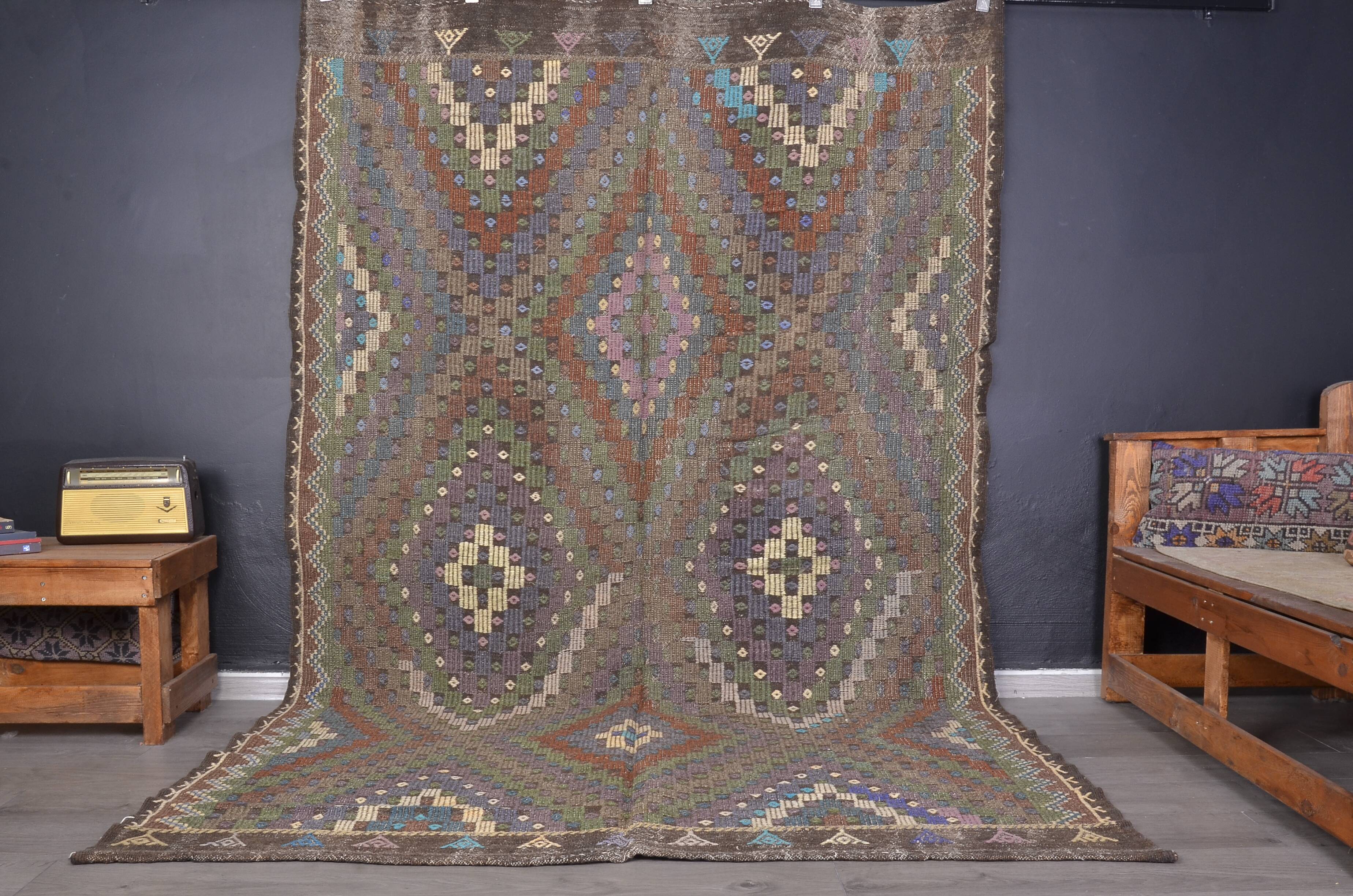 Vintage Anatolian Kilim Rug sku1887