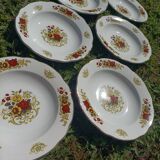 Soup plates x6 Digoin Sarreguemines 💐