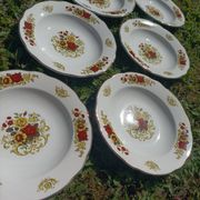 Assiettes creuses x6 Digoin Sarreguemines 💐